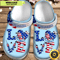 American Love Nurse Shoes clog 4Th Of July Gift For Men Women Nurse.jpg
