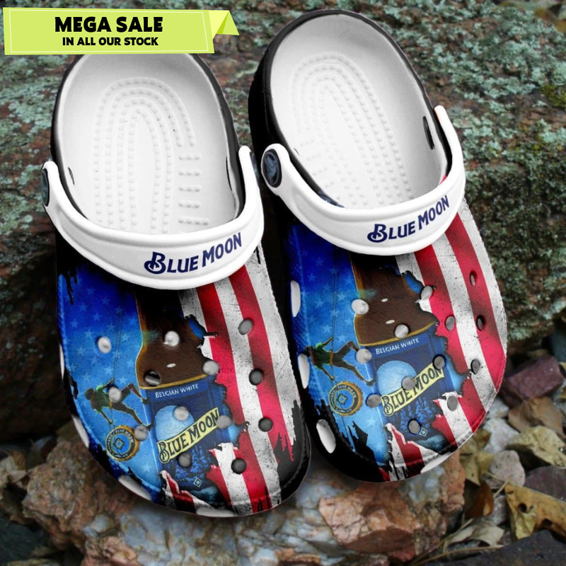Blue Moon Beer Crocband Comfortable Shoes Crocs Clogs For Men Women.jpg