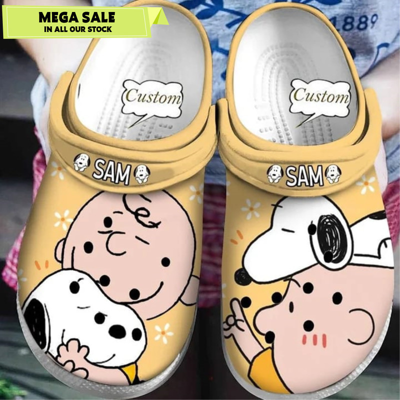 Custom Name Snoopy Movie Crocband Crocs.jpg