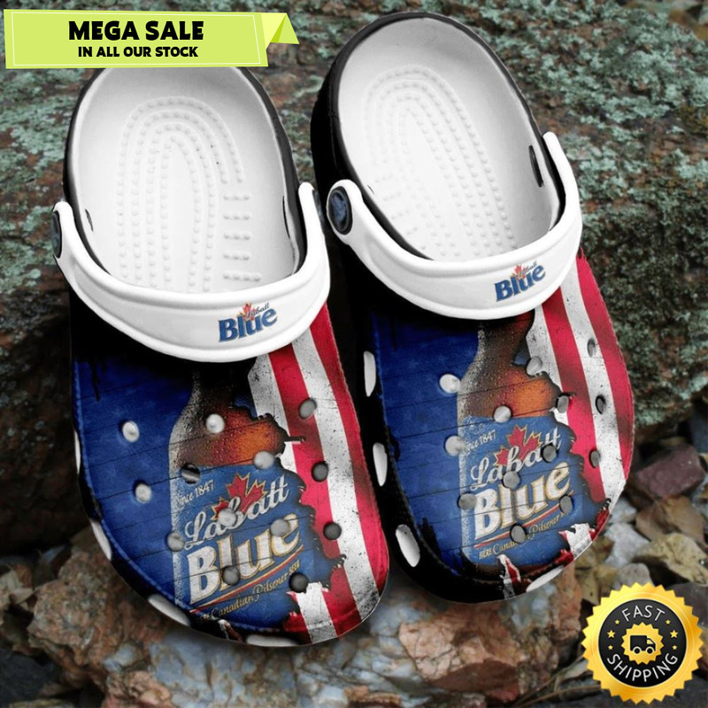 Labatt Blue Beer Crocband Crocs Shoes Clogs Comfortable For Men Women.jpg