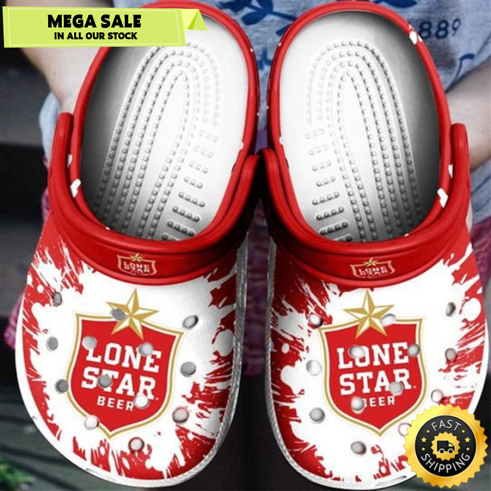 Lone Star Beer Crocs For Men And Women Rubber Crocs Crocband Clogs.jpg