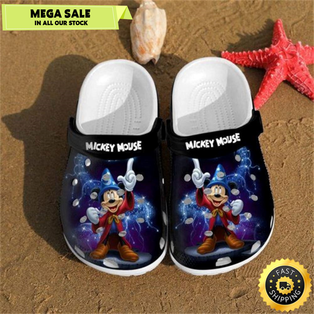 Mickey Cartoon Crocs Crocband Shoes Clogs Custom Name For Men Women And Kids.jpg