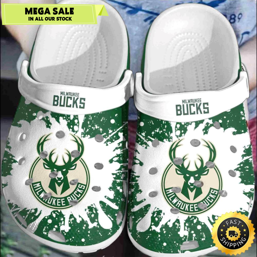 Milwaukee Bucks Basketball Club Crocband Comfortable Clogs Shoes For Men Women.jpg