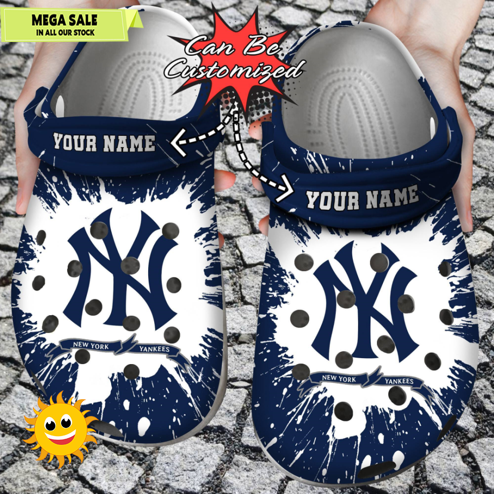 Baseball Crocs Personalized NY Yankees Team Clog Shoes - 365crocs 1.jpg