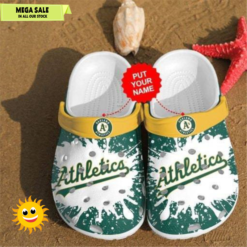 Croc Shoes, Crocs Shoes Baseball Oakland AthleticsFor Baseball Fans Men And Women - 365crocs 1.jpg