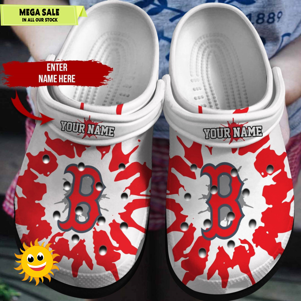 Personalized Red Sox Crocbland Clog 12945Tp - 365crocs 1.jpg