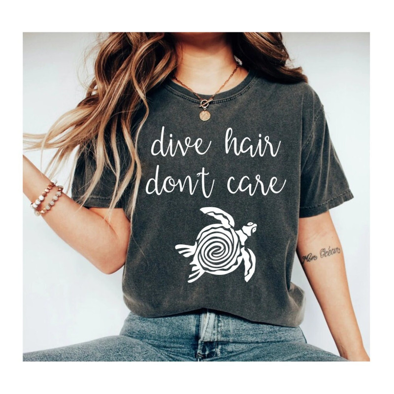 Dive Shirt Scuba Diving Shirt Diver Shirt Women Scuba Diver Gift Diving Gifts Gift for scuba divers Sea Turtle Tee Beach summer.jpg
