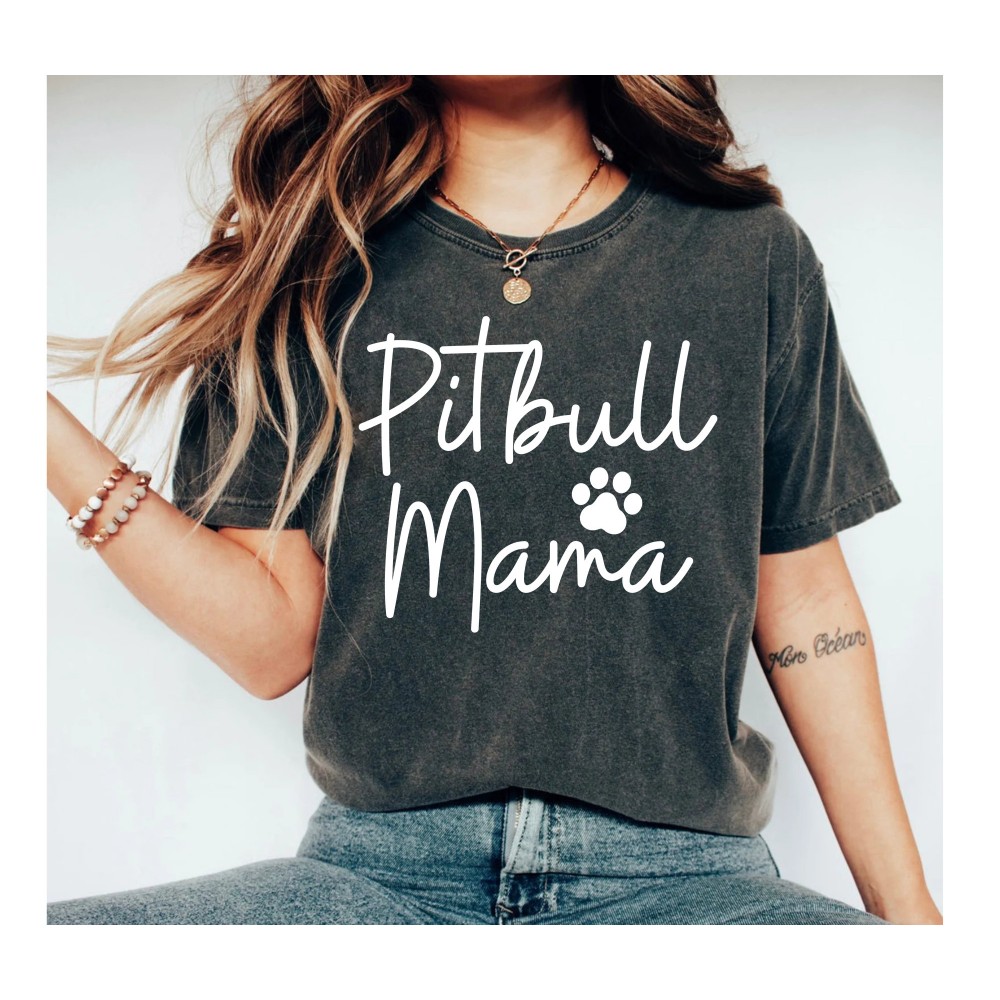 dog Shirt Pitbull Mama don't bully my breed cute animal lover tee pitbull mom t-shirt dog lover bully breed mom Mothers Day Gift OK.jpg