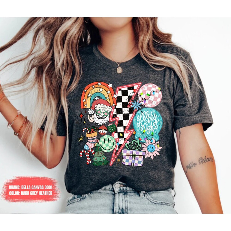 Christmas t-shirt, cute chritmas tee, Christmas tee, holiday shirt Christmas shirt, Holiday tees Christmas, Merry shirt 3.jpg