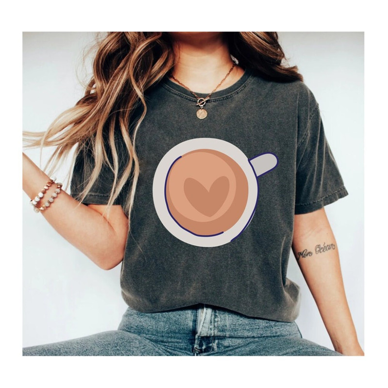 Coffee Heart Shirt Coffee T Shirt Coffee Shirts for Women T Shirts for Women Coffee Shirts Coffee Lover But First Coffee Graphic Tee OK.jpg