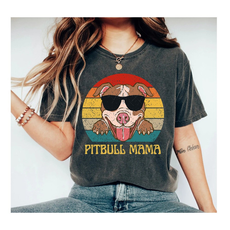 dog Shirt Pitbull Mama don't bully my breed cute animal lover tee pitbull mom t-shirt dog lover bully breed mom Mothers Day Gift.jpg