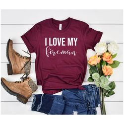 firefighter wife shirt firefighter wife firefighter wife gift unisex sized firefighter girlfriend firefighter mom firefi