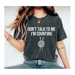 funny knitting crochet t shirt tee mother mom womens ladies funny gift present yarn crocheter knitting knit knitter birt