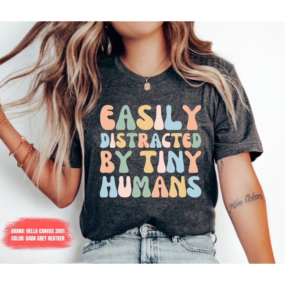 Funny Teacher Shirt for Teacher Appreciation Gift, Retro Teacher T-shirts, Gift for Nanny and Babysitter, Elementary School Teacher Tee.jpg