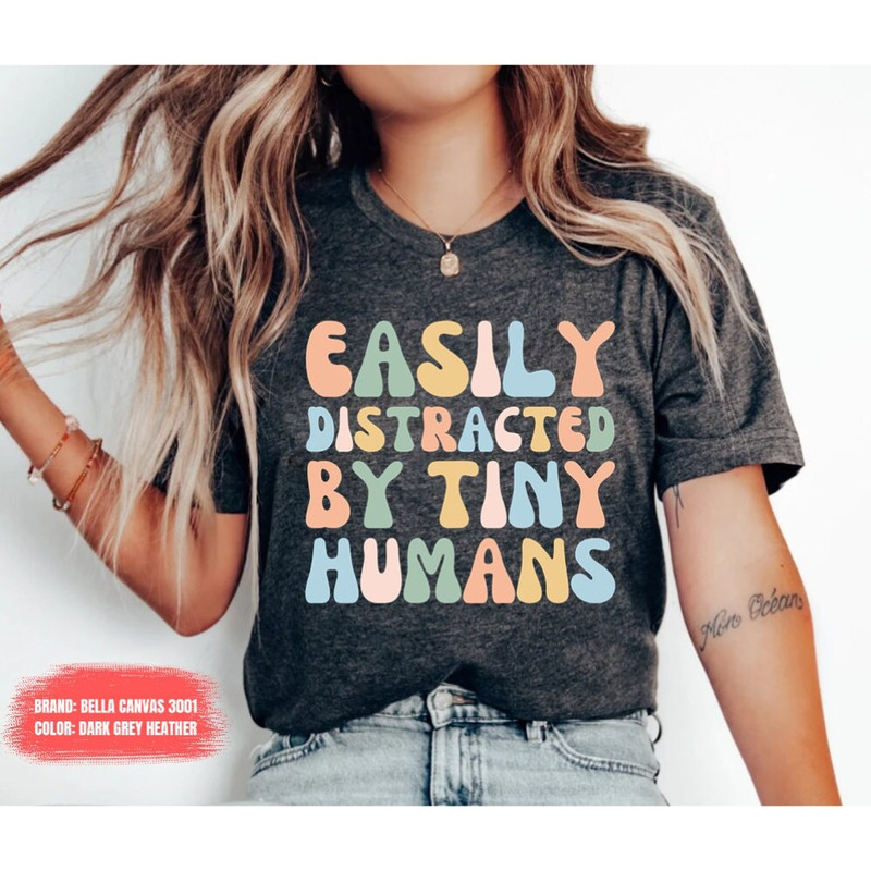 Funny Teacher Shirt for Teacher Appreciation Gift, Retro Teacher T-shirts, Gift for Nanny and Babysitter, Elementary School Teacher Tee.jpg