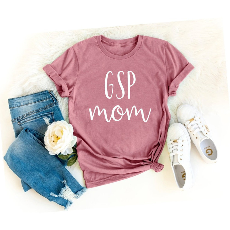 GSP Mom GSP Dad TEE dog dog Fun Work Tee dog Graphic Tee German Shorthaired Pointer Shirt Mom Gift 1.jpg