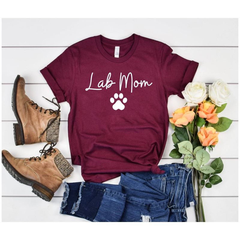 Lab Mom Shirt Labrador shirt Labrador Retriever Labrador Shirt Labrador Mom dog Lab dog Gifts Black Labrador Chocolate Lab 1.jpg