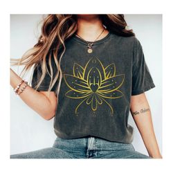 lotus flower shirt, lotus tee, yoga tshirt, mandala tee, spiritual gift, meditation shirt, lotus flower gift, yoga tee o