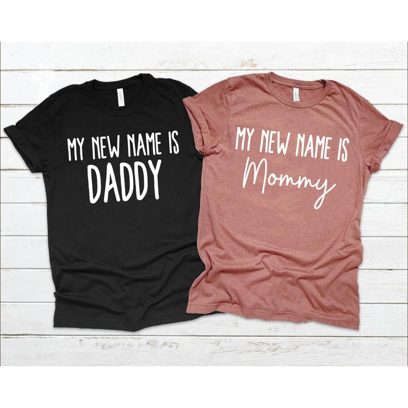 mom and dad matching shirt mom shirt coming shirt baby shower gift for mom new mom gift set pregnancy shirts OK.jpg