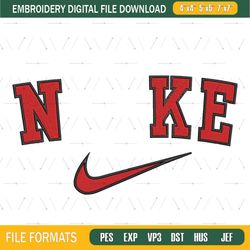 Nike Swoosh Embroiery File 6 sizes, Embroidery File, Embroidery Design Png