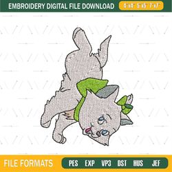 Green Bow Aristocats Marie Embroidery Png