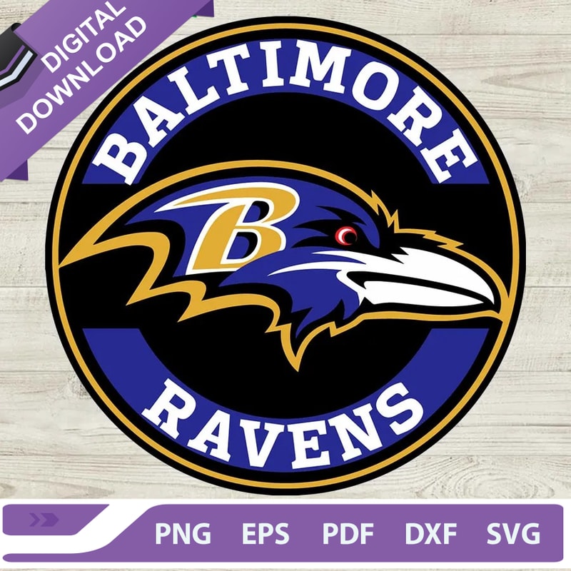 Baltimore Ravens SVG, Baltimore Ravens Logo SVG, Football Logo SVG.jpg