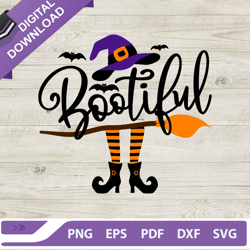 bootiful witch svg, bootiful halloween svg, witches halloween svg