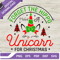 Forget The Hippo I Want A Unicorn For Christmas SVG, Unicorn Christmas SVG, Kids Christmas SVG.jpg