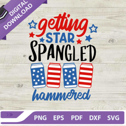 getting star spangled hammered svg, fourth of july svg, july 4th patriotic svg