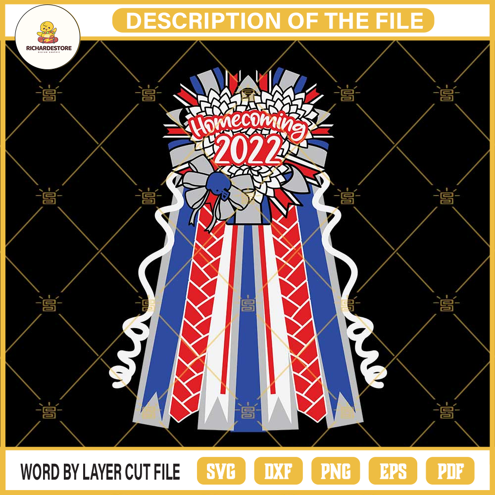 2022 Homecoming Mum SVG DXF EPS PNG Designs Silhouette Vector Clipart.jpg