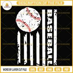 baseball american flag svg, baseball svg, american flag svg, sport svg
