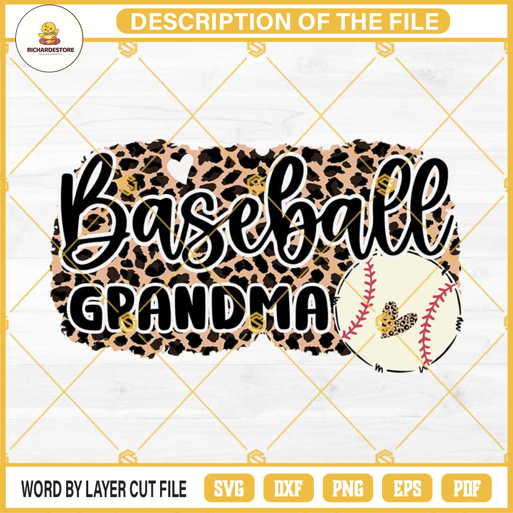 Baseball Grandma SVG, Baseball Grandma Leopard SVG, Baseball Grandma PNG, Baseball SVG, Baseball Grandma Designs For Shirts.jpg