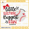 Baseball Sister SVG, Little Sister Biggest Fan SVG, Baseball SVG Cut Files for Cricut & Silhouette.jpg