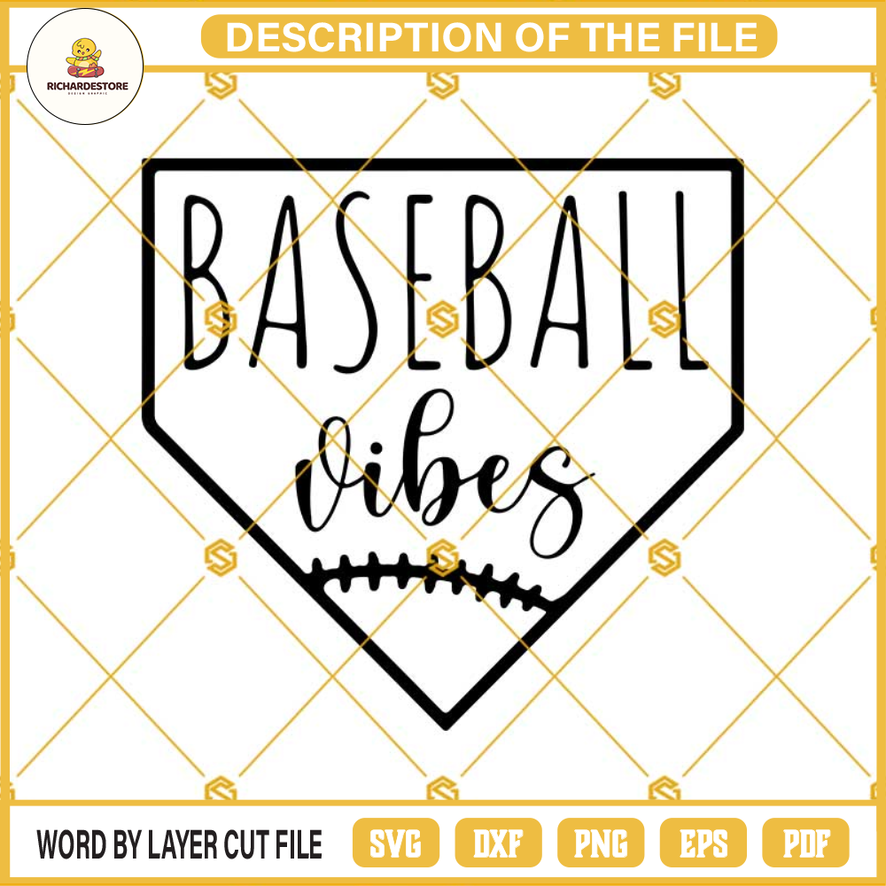 Baseball Vibes Svg, Baseball Ball Svg, Baseball Svg.jpg