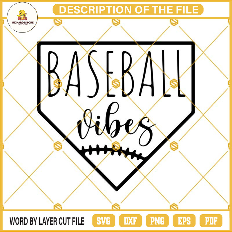 Baseball Vibes Svg, Baseball Ball Svg, Baseball Svg.jpg