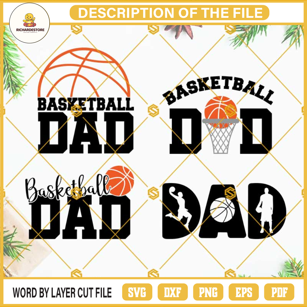 Basketball Dad SVG Bundle, Basketball Dad Cut File, Basketball Dad SVG, Dad SVG, Basketball Clipart, Basketball Fan SVG.jpg