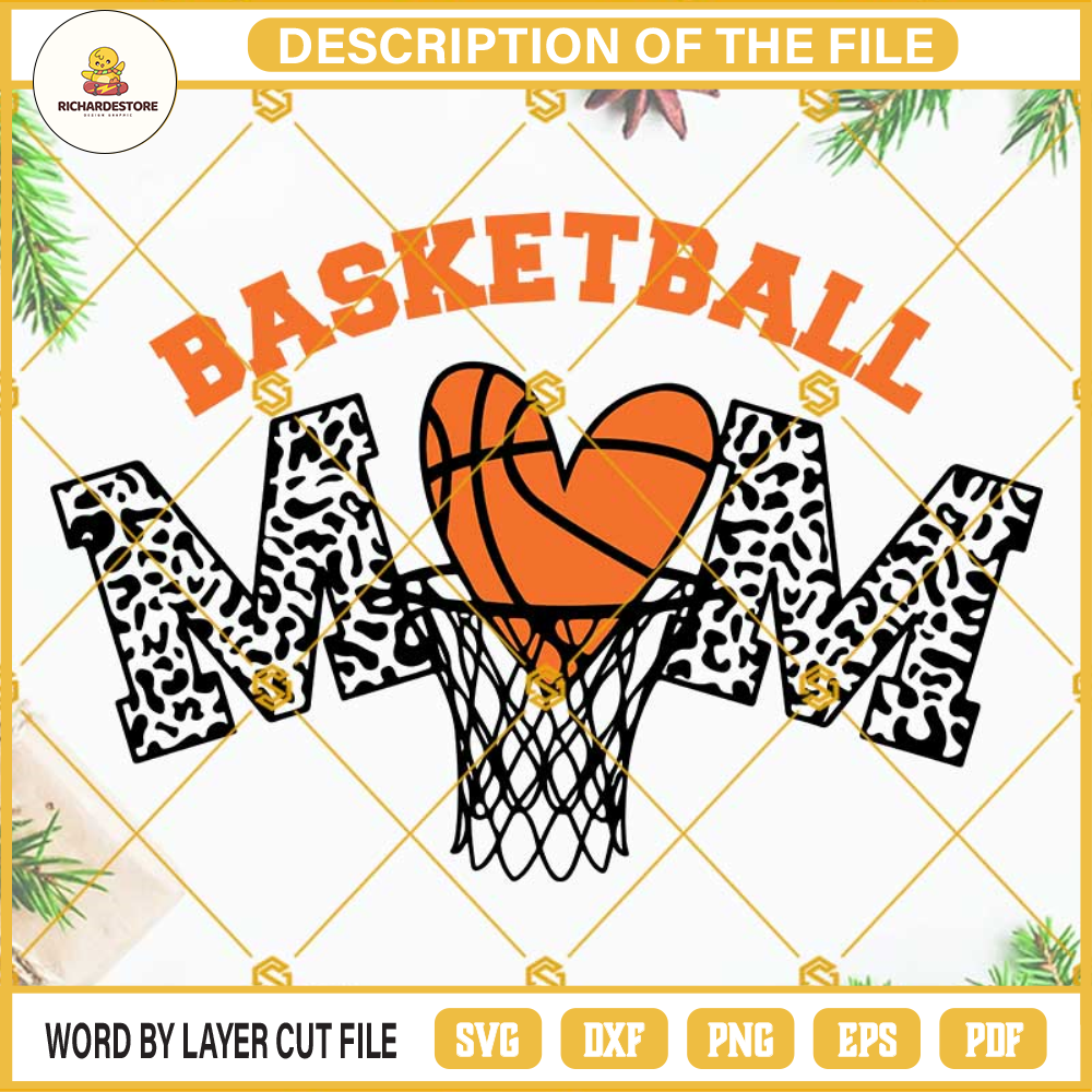 Basketball Mom SVG PNG DXF EPS, Basketball Mama SVG, Basketball SVG, Basketball Mom SVG.jpg