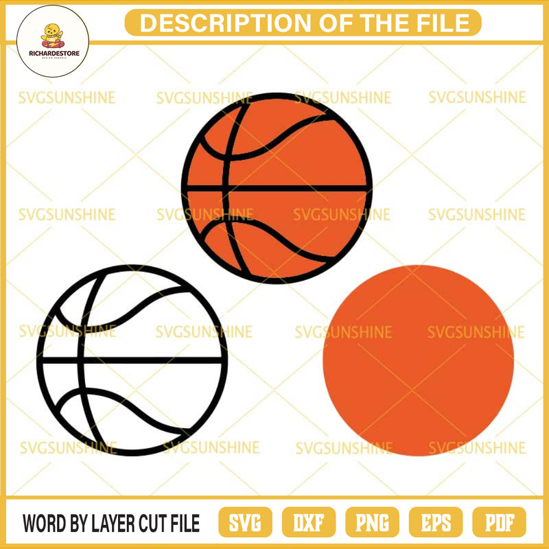Basketball SVG Bundle, Basketball Ball SVG Bundle, Baller SVG DXF EPS PNG Cutting File for Cricut.jpg