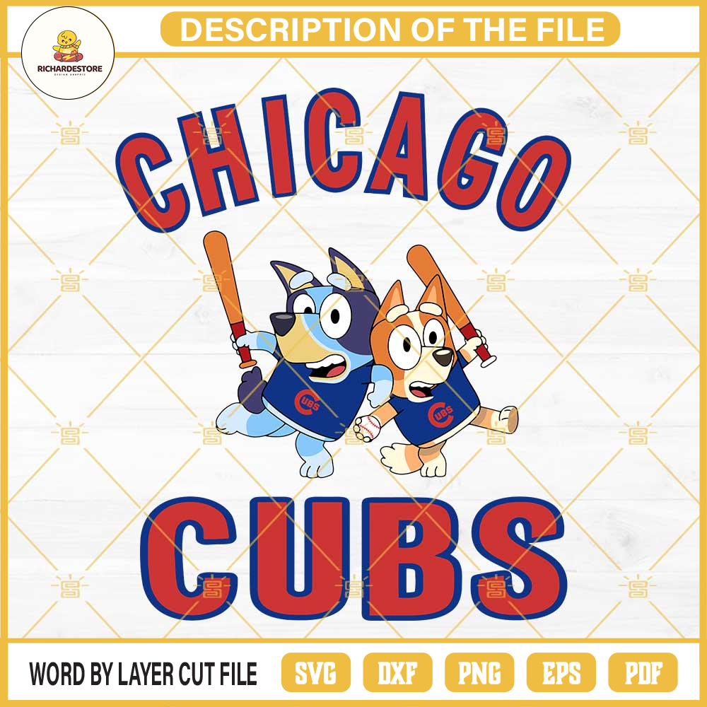 Bluey Chicago Cubs Baseball SVG PNG DXF EPS.jpg