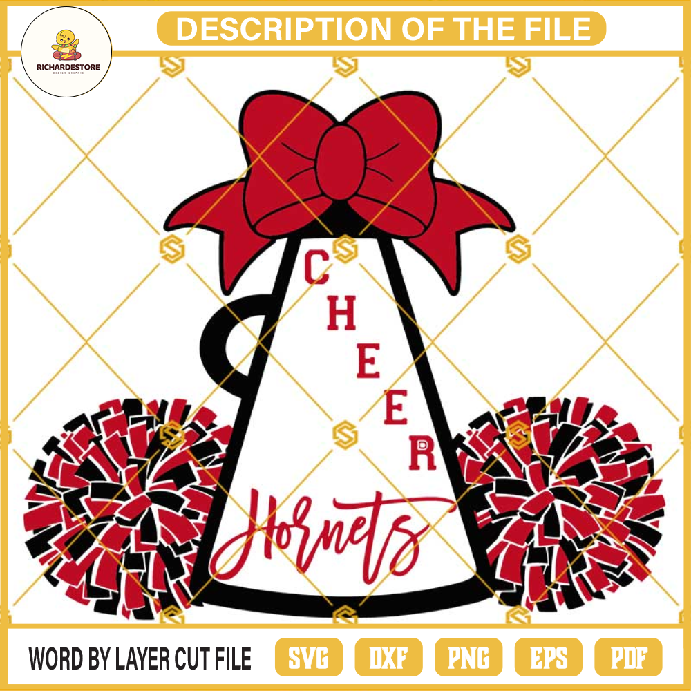 Hornets Cheer SVG, Hornets Football SVG, Cheer Mom SVG.jpg