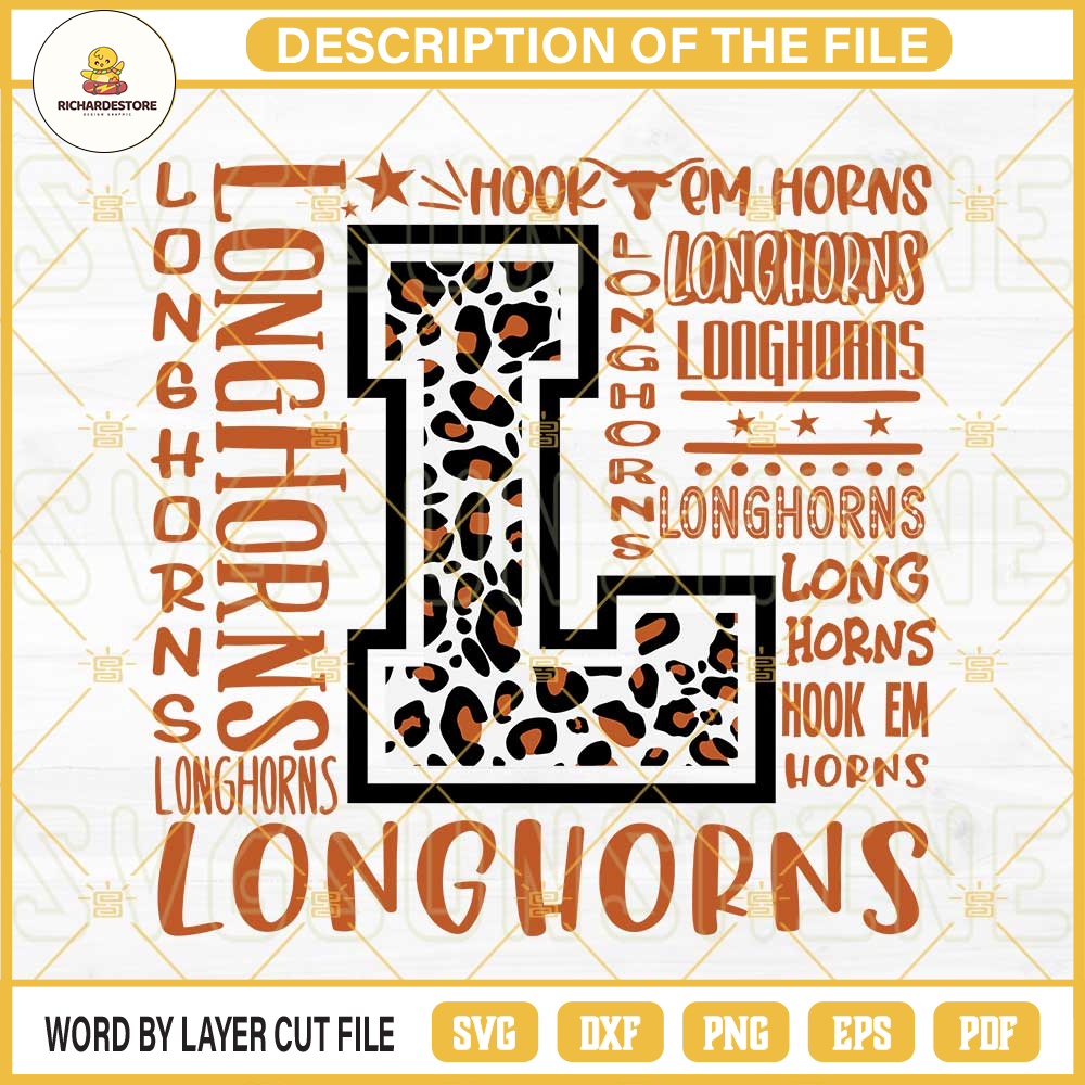 Longhorns SVG, Texas Longhorns SVG, Longhorns Football SVG PNG DXF EPS.jpg
