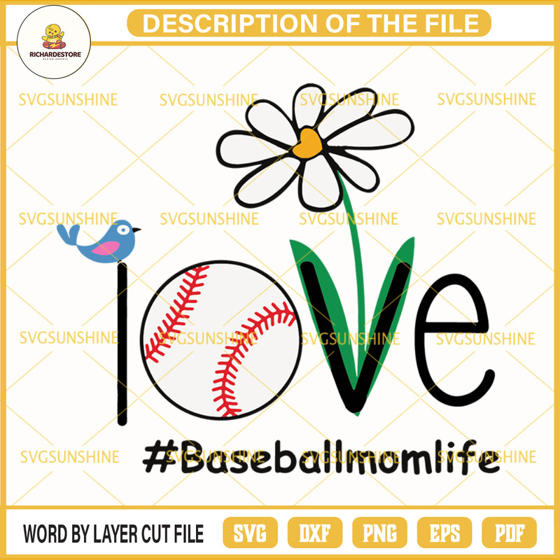 Love Baseball Mom Life Svg, Baseball Mom Svg, Baseball Svg, Mom Svg, Morthers day Svg.jpg