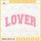 Lover Valentine SVG, Lover Baseball Font SVG PNG EPS DXF File.jpg