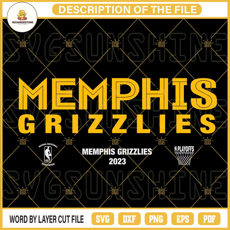 Memphis Grizzlies Playoffs SVG, NBA Playoffs 2022 2023 SVG PNG DXF EPS.jpg
