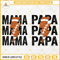 Papa Mama Football SVG Bundle, Football Mom SVG, Football Distressed Lightning Bolt SVG.jpg