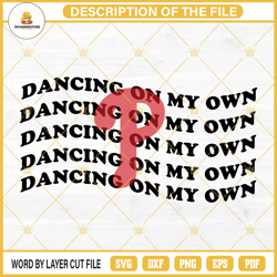 phillies dancing on my own svg, phillies p svg, philadelphia phillies svg
