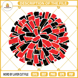 pom pom svg, sports girl svg, cheer svg, sports svg, cut files, sports girl cut files