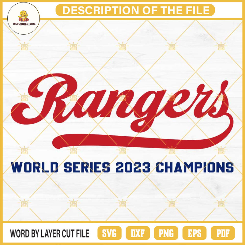 Rangers World Series 2023 Svg, Texas Rangers Champions SVG PNG DXF EPS 2023 Svg.jpg