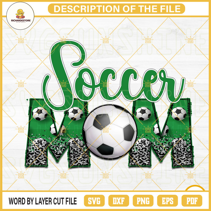 Soccer Mom PNG, Sports Mom PNG, Soccer Lover PNG, Game Day PNG Design.jpg