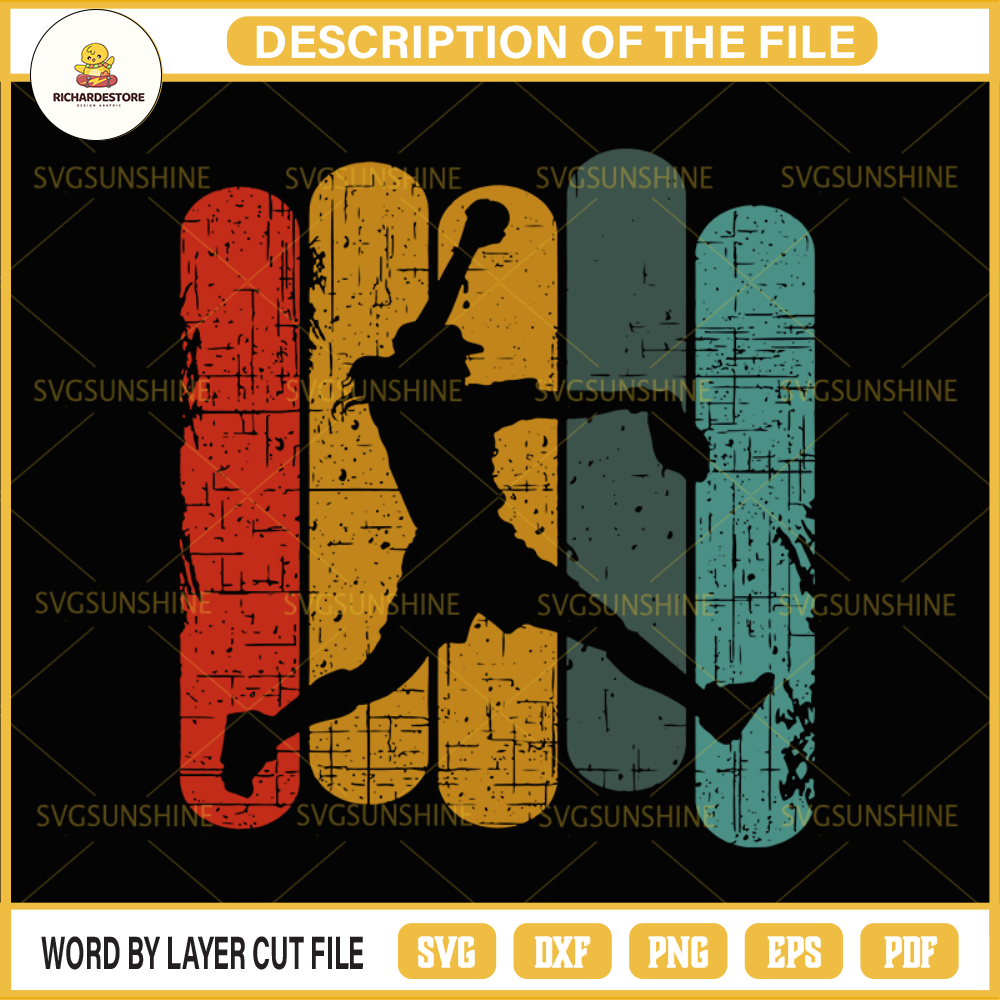 Softball SVG, Fastpitch Softball Vintage Style SVG.jpg